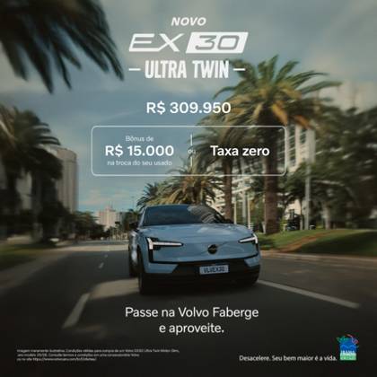 VOLVO EX30 69 KW ELÉTRICO PERFORMANCE ULTRA